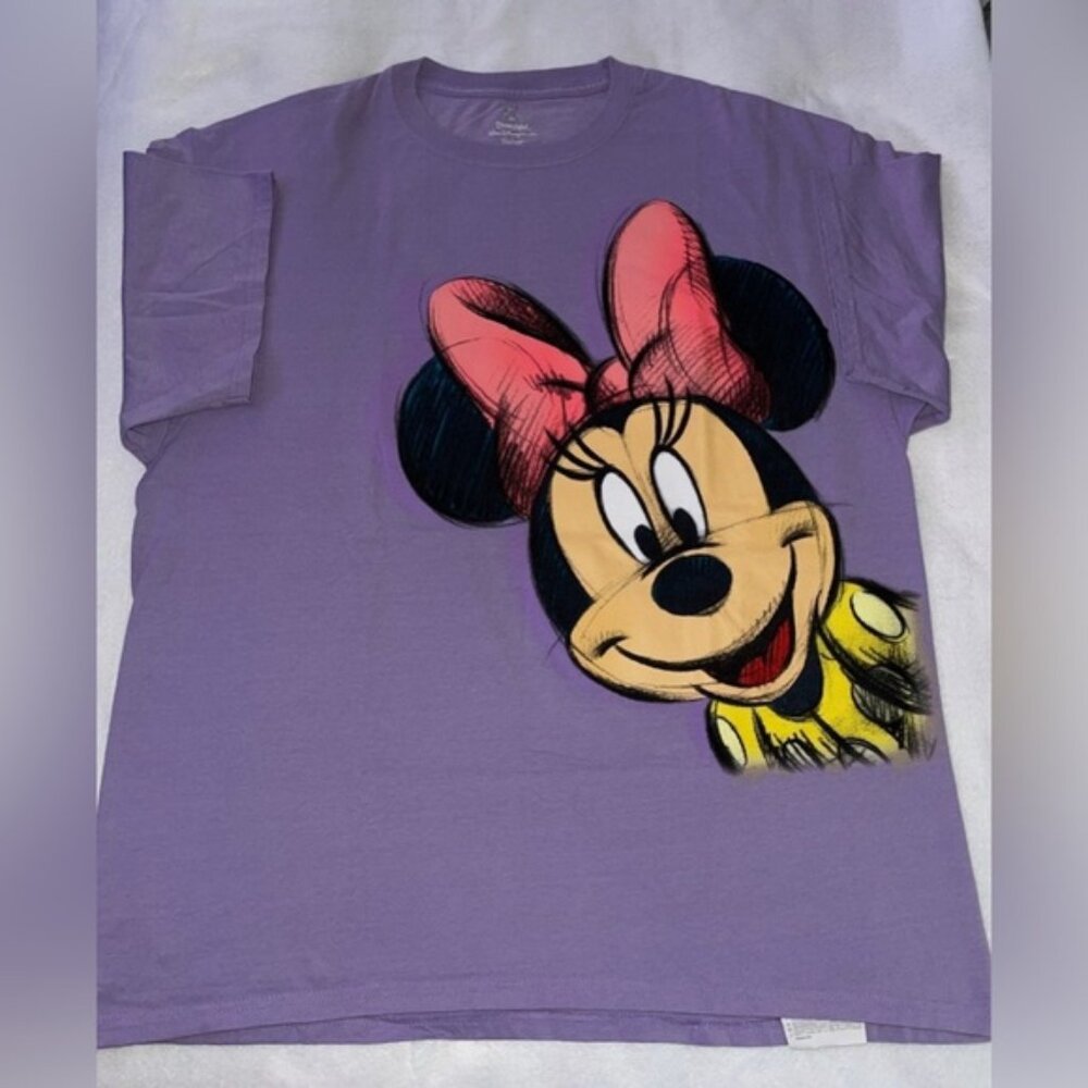 Disney Kids Minnie Mouse Purple T-Shirt